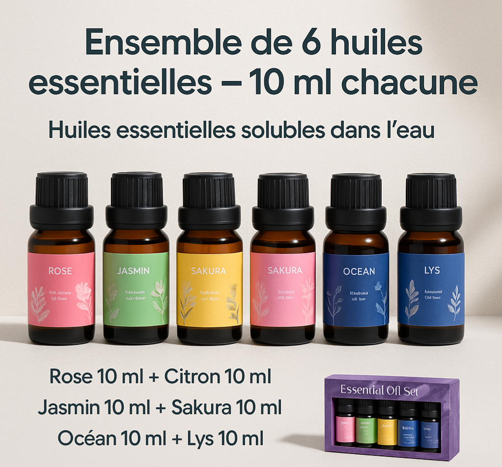 SereniFlame — Diffuseur à Flamme Colorée & Brume Aromatique