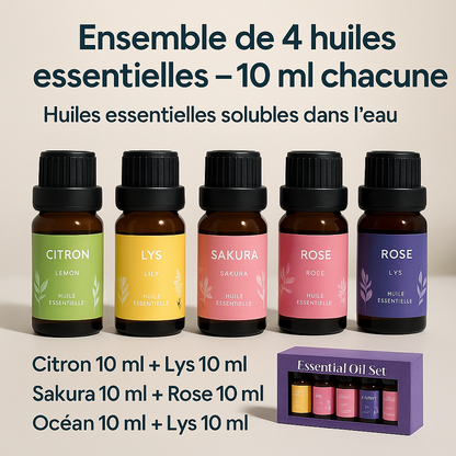 SereniFlame — Diffuseur à Flamme Colorée & Brume Aromatique