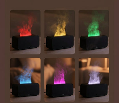 Humidificateur d'air à flamme colorée
