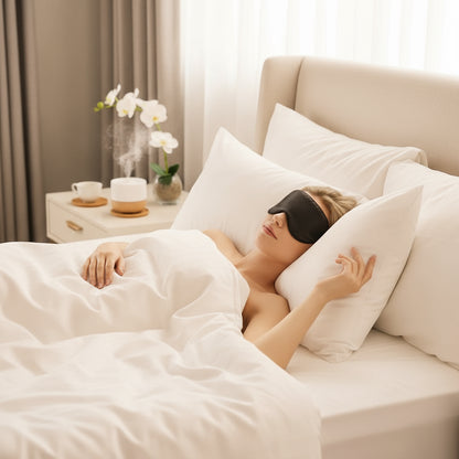 Sérénis SoieNaturelle – Masque de Sommeil en Soie 100 % Pure