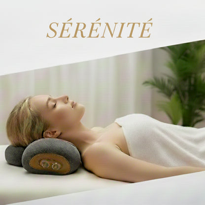 Sérénis RelaxTherm – Coussin de Massage Cervical Chauffant USB