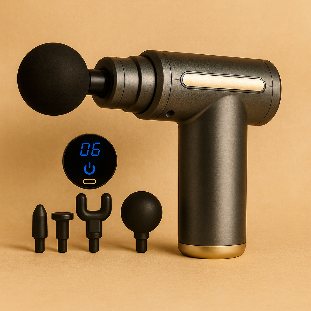 Mini Masseur Percussif Sérénis PulseGun | Massage Profond & Récupération Musculaire -Soulagement Instantané