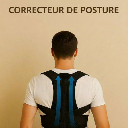 Ceinture Correctrice de Posture Dos & Épaules Sérénis – Soutien Lombaire Réglable pour Hommes & Femmes